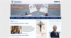 Desktop Screenshot of gardony.hu